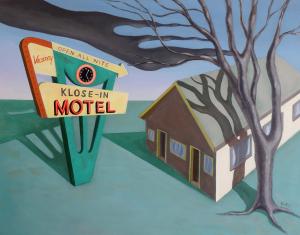 Sally Banfill Has Three Paintings Featured In The Motel Life Book Review